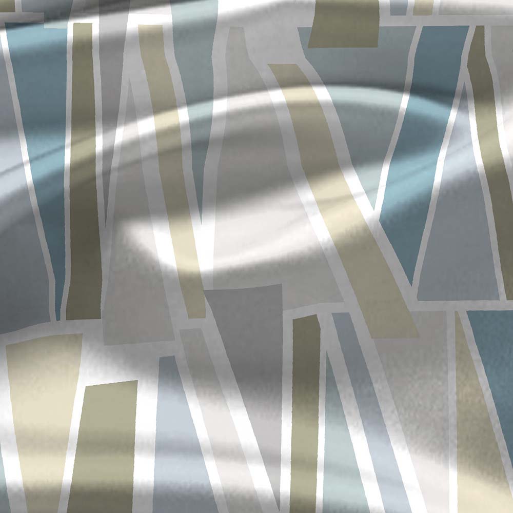 Allure Blue 100% Cotton Antibacterial Bedsheet Set - Splendour Classic