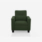 Ease Green Fabric 1 seater sofa