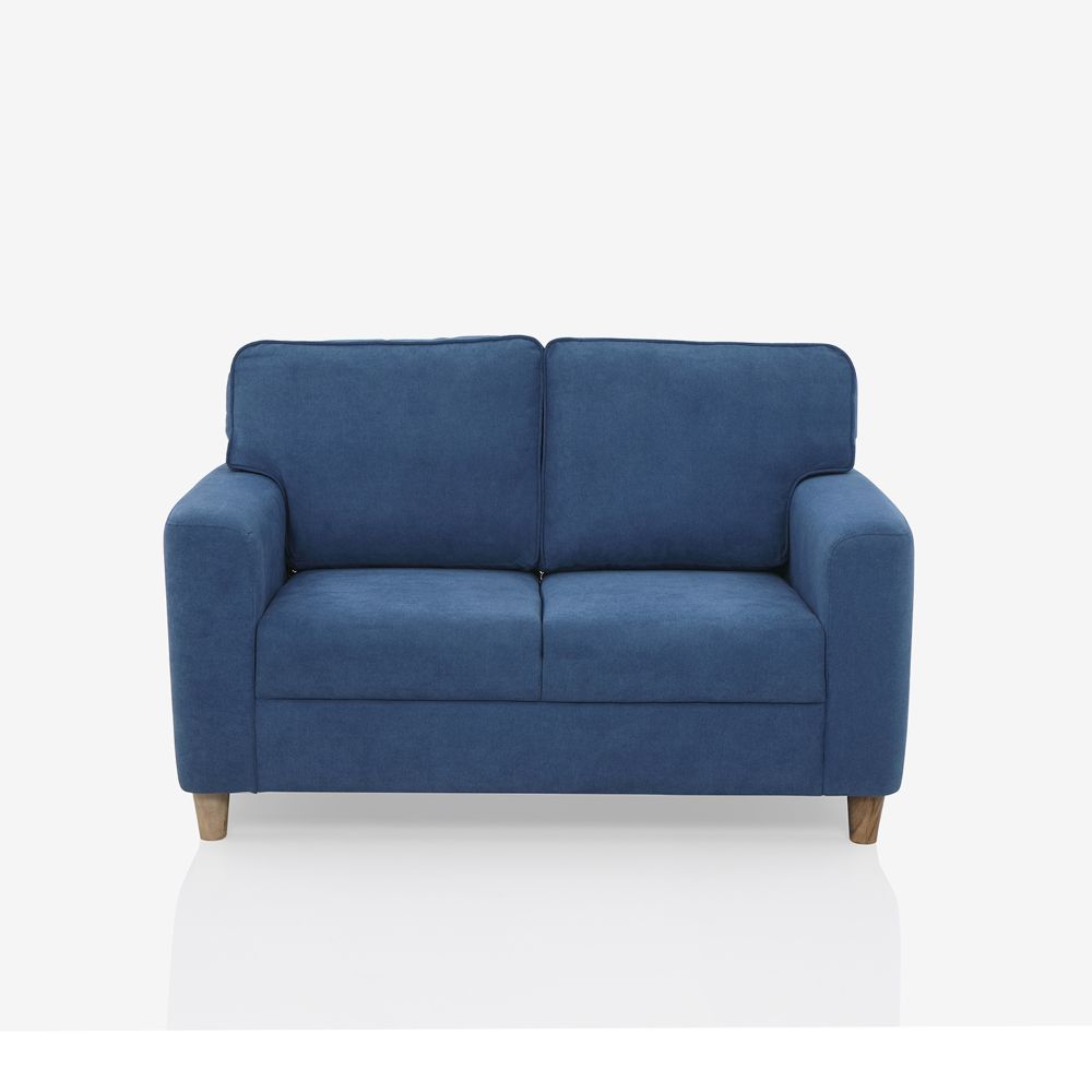 Utopia Blue Fabric 2 Seater Sofa