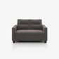 Ease Grey Fabric 2 Seater Sofa