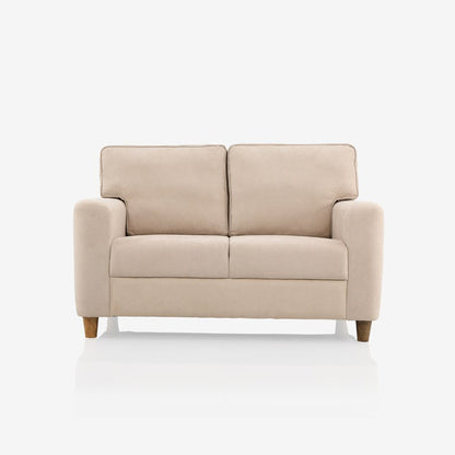 Utopia Beige Fabric 2 Seater Sofa
