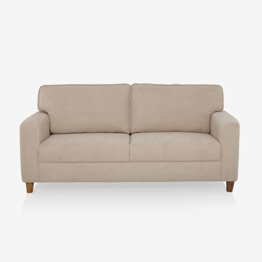 Utopia Beige Fabric 3 Seater Sofa