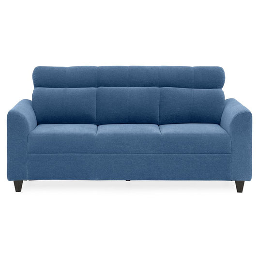 Zivo Plus Twilight Blue Fabric Sofa Set 3 Seater Sofa