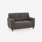 Utopia Grey Fabric 2 Seater Sofa