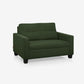 Ease Green Fabric 2 Seater Sofa