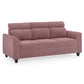 Zivo Plus Dusky Pink Fabric Sofa Set 3 Seater Sofa