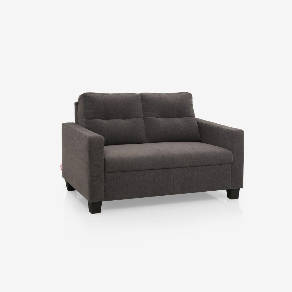 Ease Grey Fabric 2 Seater Sofa