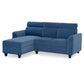 Zivo Plus Twilight Blue Fabric 2 Seater Sofa