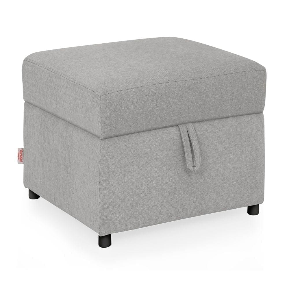 Cloudy Gray Ottoman