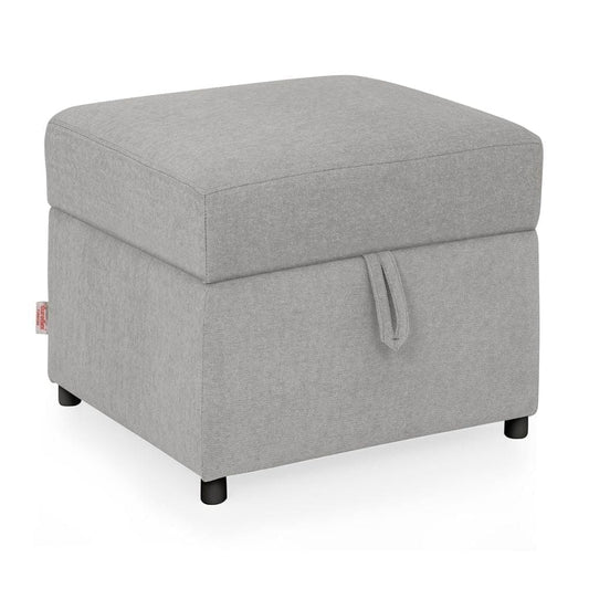 Cloudy Gray Ottoman