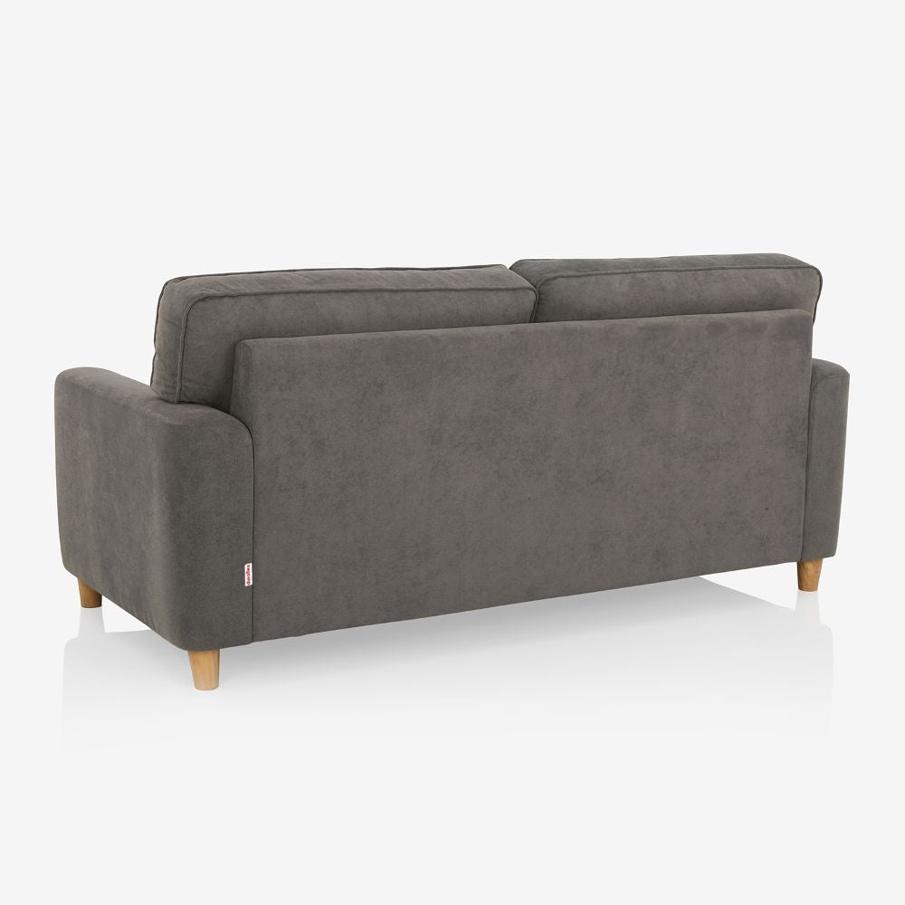 Utopia Grey Fabric 3 Seater Sofa