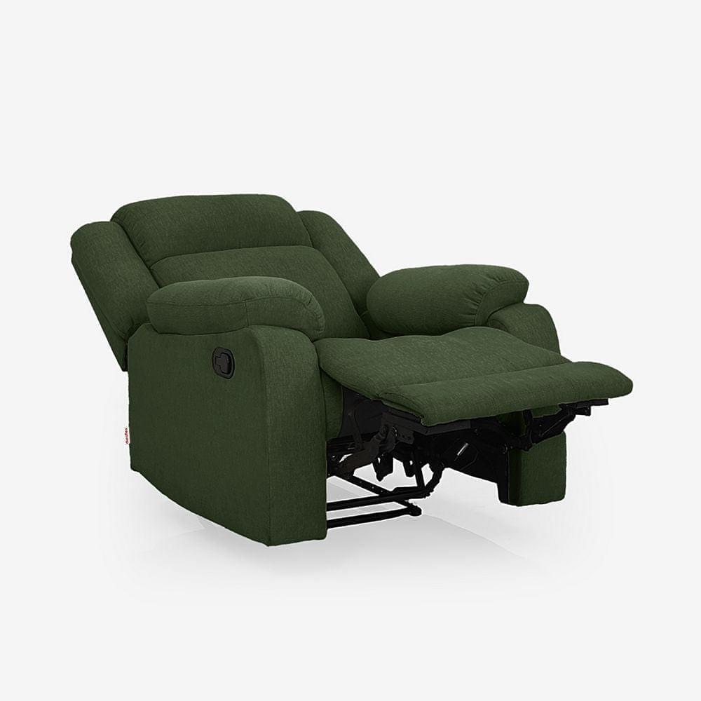 Avalon Sap Green Fabric Recliner