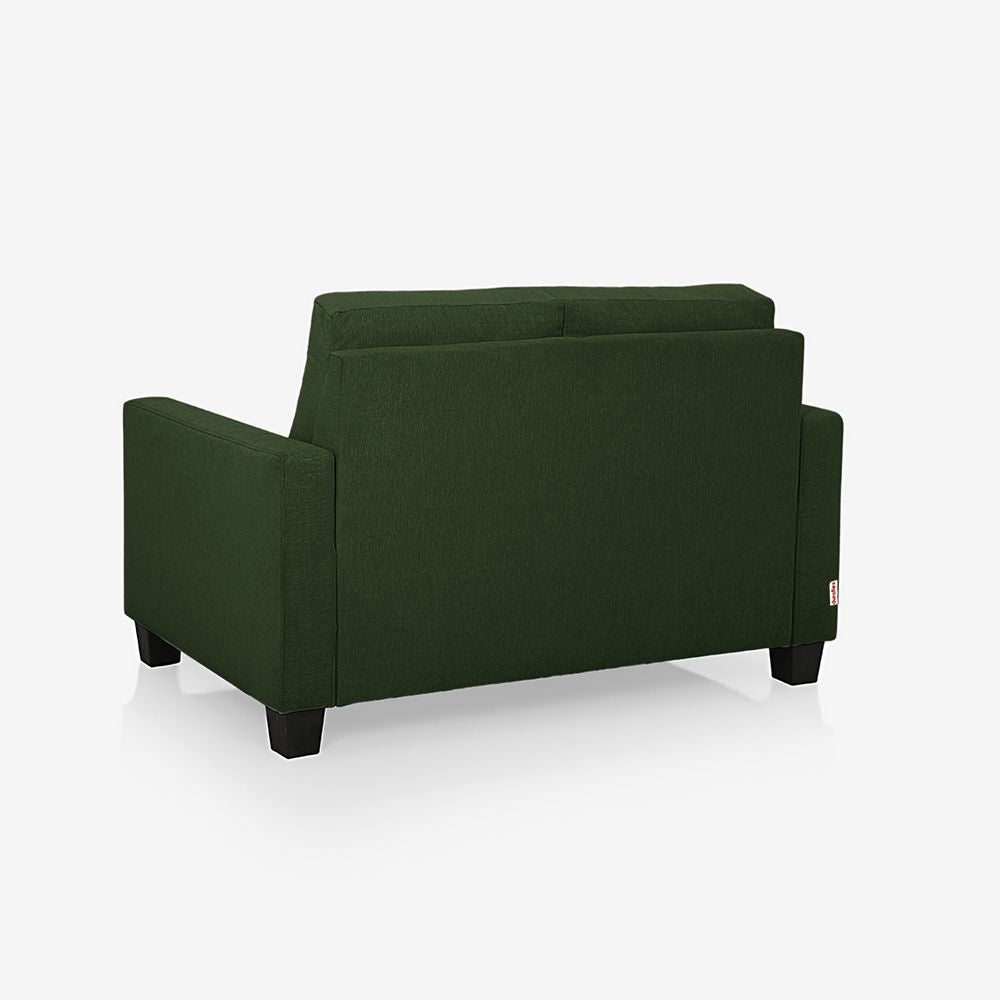 Ease Green Fabric 2 Seater Sofa