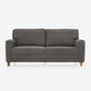 Utopia Grey Fabric 3 Seater Sofa