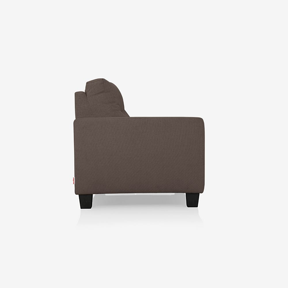 Ease Saddle Brown Fabric 2 Seater Sofa