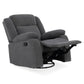 Avalon - Rocking & Rotating Single Seater Fabric Recliner in Graphite Grey Colour