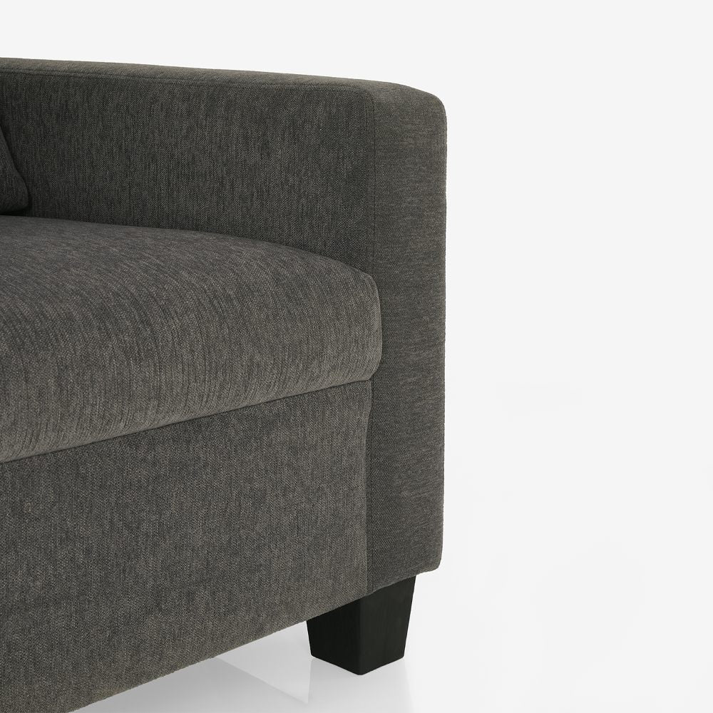 Ease Grey Fabric 2 Seater Sofa