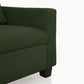 Ease Green Fabric 1 seater sofa