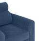 Zivo Plus Twilight Blue Fabric 2 Seater Sofa