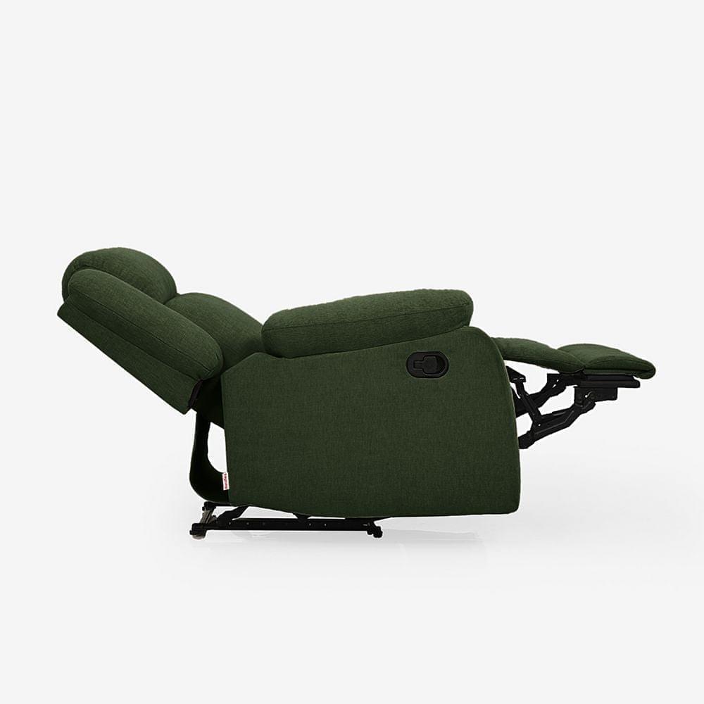 Avalon Sap Green Fabric Recliner