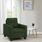 Ease Green Fabric 1 seater sofa