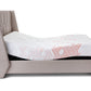 Wave Plus Adjustable Bed with Tranquil Lime Shell Upholstered Bed and Quboid Mattress