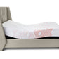 Wave Plus Adjustable Bed with Tranquil Sea Shell Upholstered Bed and Quboid Mattress