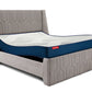 Wave Plus Adjustable Bed with Tranquil Lime Shell Upholstered Bed and Livein Orthopedic Mattress