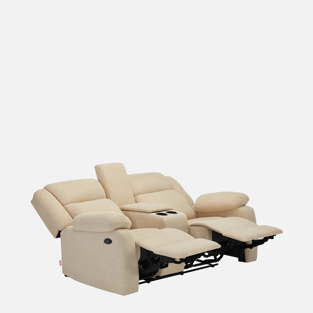 Avalon E Twin Motorized Iconic Beige Recliner