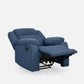 Avalon Blue Fabric Recliner