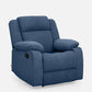 Avalon Blue Fabric Recliner