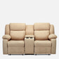 Avalon Twin Beige Fabric Recliner 2 Seater