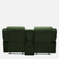 Avalon Twin Sap Green Fabric Recliner 2 Seater