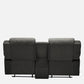 Avalon Twin Grey Fabric Recliner 2 Seater