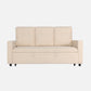 Ease Iconic Beige Fabric Sofa cum Bed