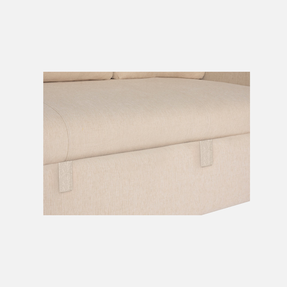 Ease Iconic Beige Fabric Sofa cum Bed