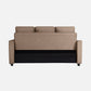 Ease Plaster Brown Fabric Sofa cum Bed