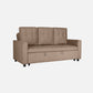 Ease Plaster Brown Fabric Sofa cum Bed