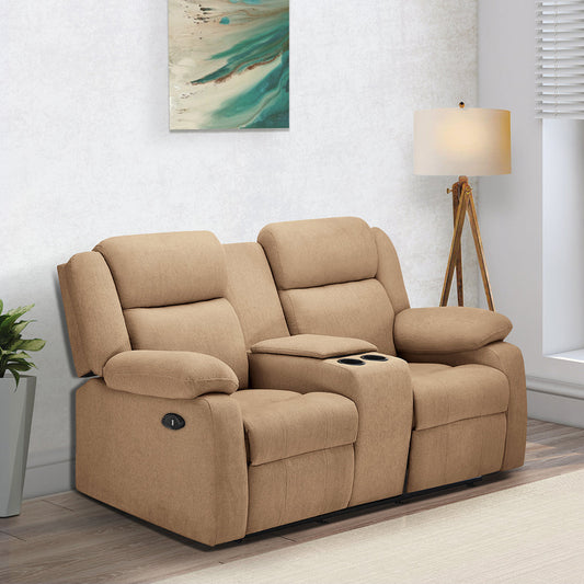 Avalon E Twin Motorized Plaster Brown Recliner