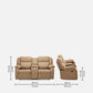 Avalon E Twin Motorized Plaster Brown Recliner