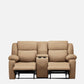 Avalon E Twin Motorized Plaster Brown Recliner