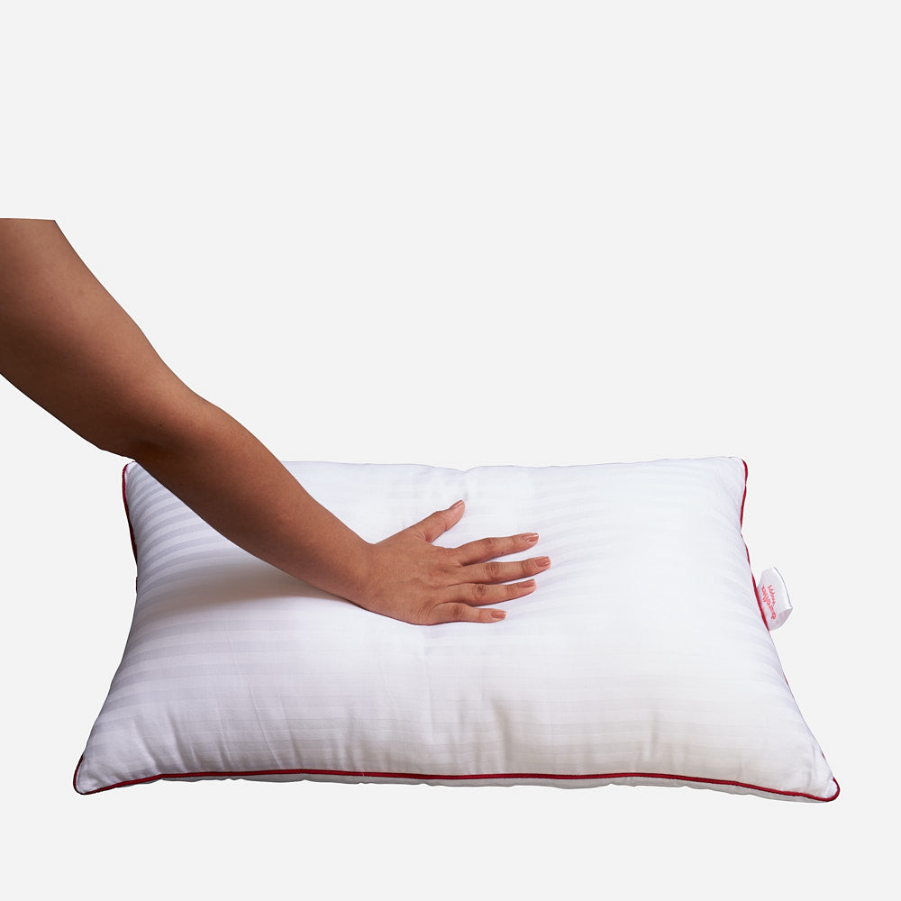 Happy Soft Lightweight High Quality Fibre Pillow (Qty : 2)