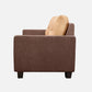 Ease Sand Brown Fabric 3 Seater Sofa