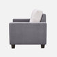 Ease Cool Grey Fabric 2 Seater Sofa