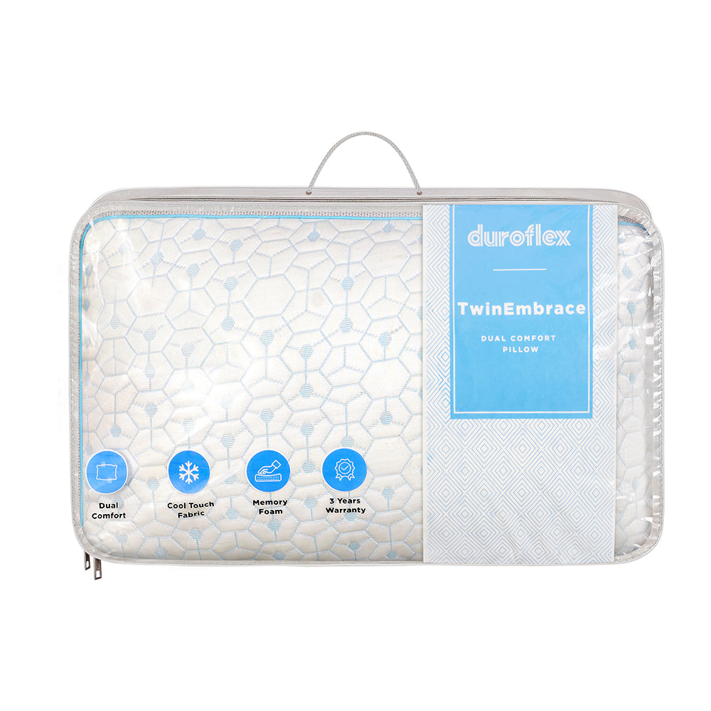 Twin Embrace Dual Comfort Pillow