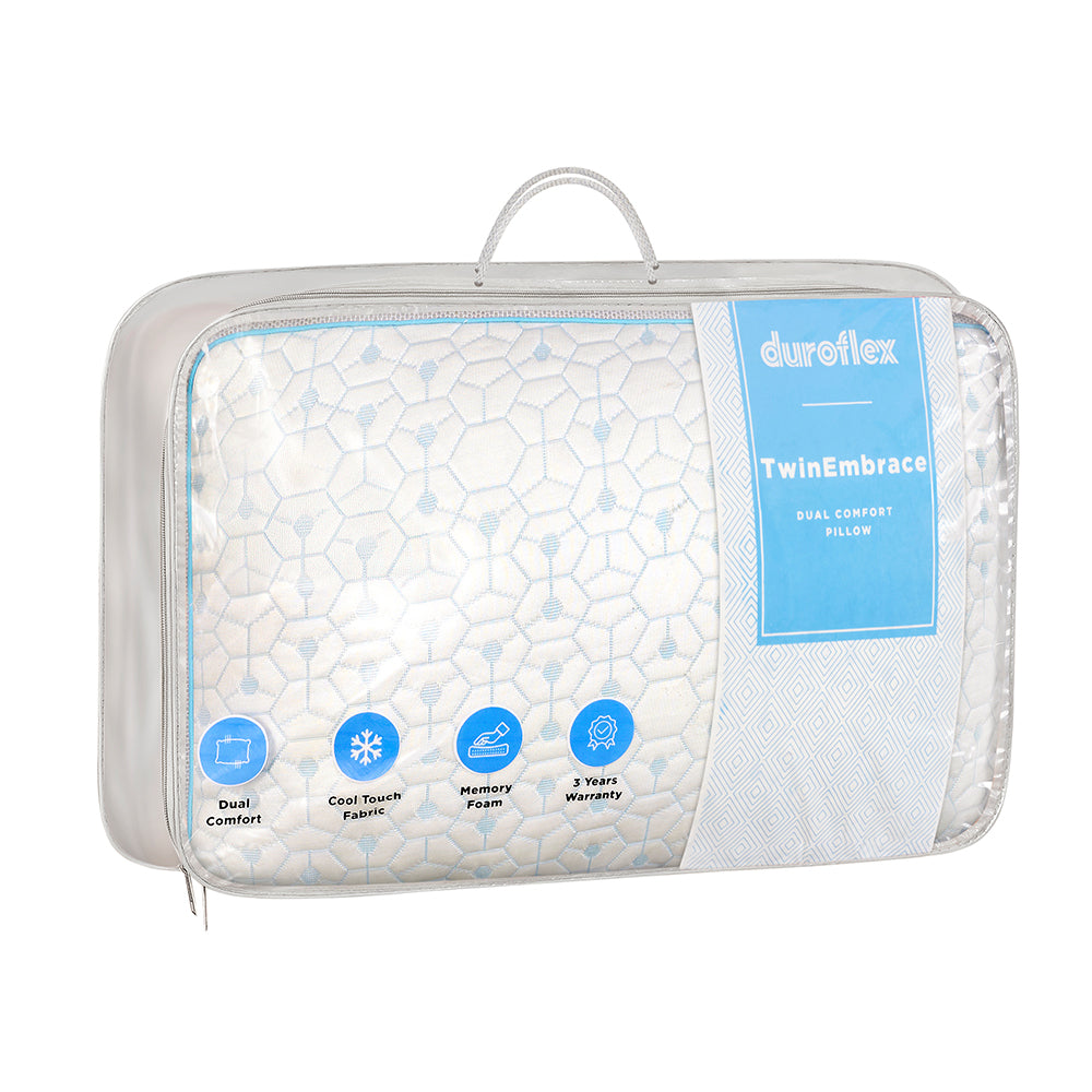 Twin Embrace Dual Comfort Pillow