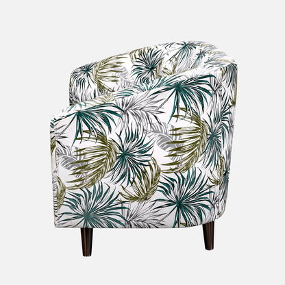 Meadow Kale Green Palm Loveseat