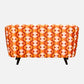 Meadow Tangerine Interlace Loveseat