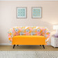 Meadow Mustard Palm Loveseat