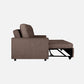 Ease Saddle Brown Fabric Sofa cum Bed